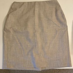 Tan pencil skirt